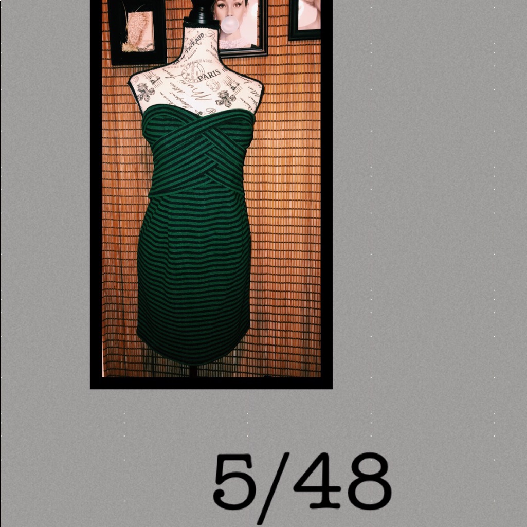 548 Brand Strapless Mini Dress